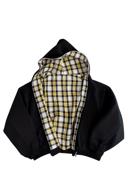 Y2K Vintage Plaid Hoodie