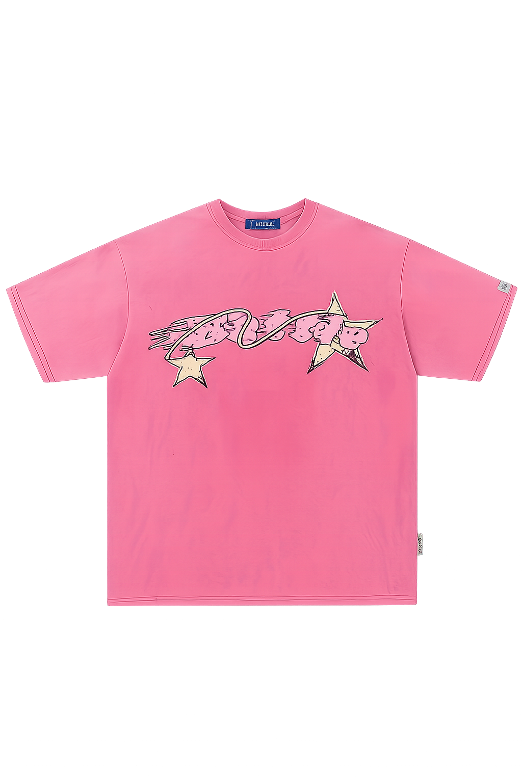 Heavyweight Washed Distressed Tie-Dye T-Shirt