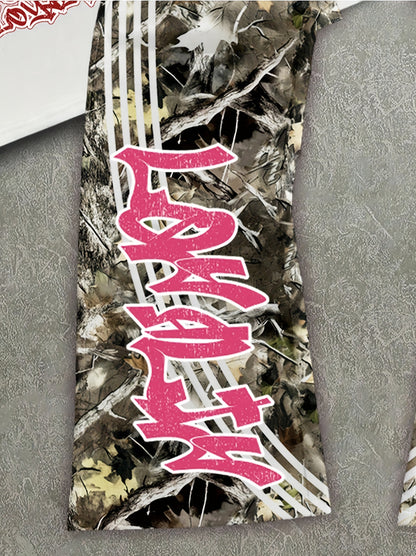 Men's suit short-sleeved T-shirt and long pants