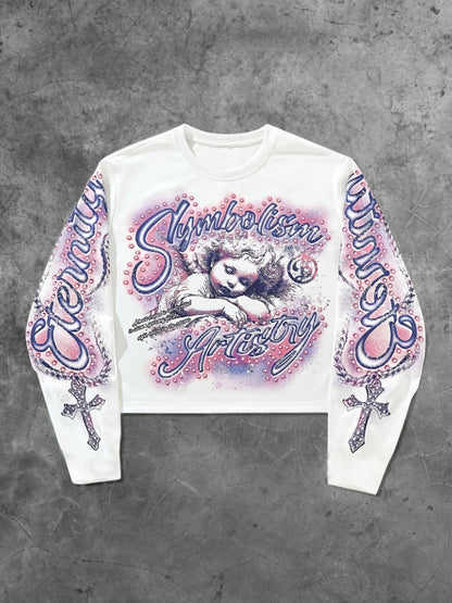 Men's Printed Casual Long Sleeved Sweatshirt