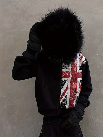 Autumn And Winter Hooded Cardigan Top