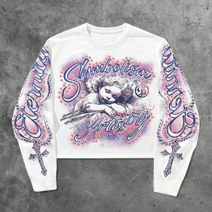 Men's Printed Casual Long Sleeved Sweatshirt