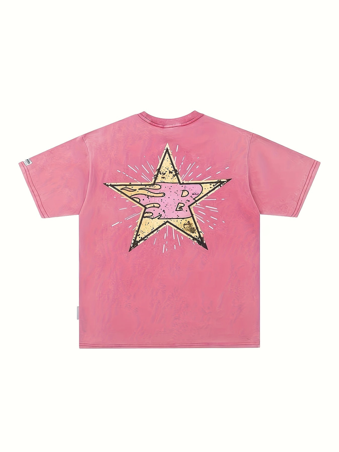 Heavyweight Washed Distressed Tie-Dye T-Shirt