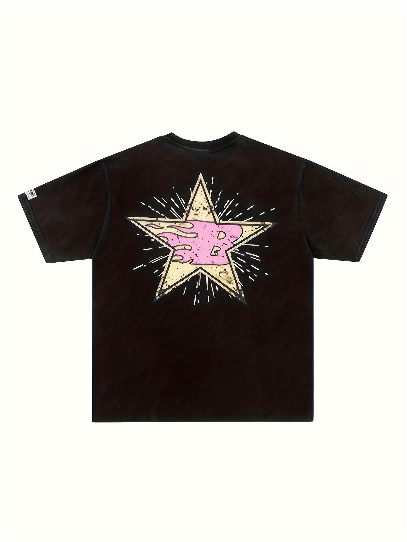 Heavyweight Washed Distressed Tie-Dye T-Shirt