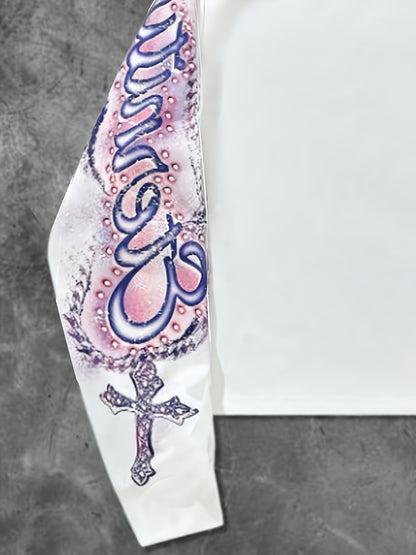 Men's Printed Casual Long Sleeved Sweatshirt