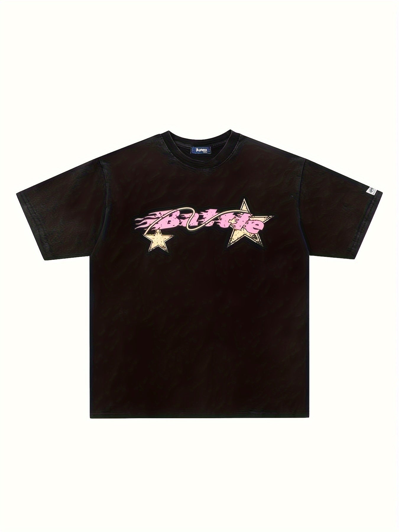 Heavyweight Washed Distressed Tie-Dye T-Shirt